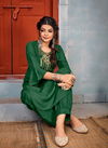 VARDAN JHUMKA VOL-1 Stylish Latest Fancy Designer Heavy Festive party Wear Rayon With Embroidery Work Kurti Collection